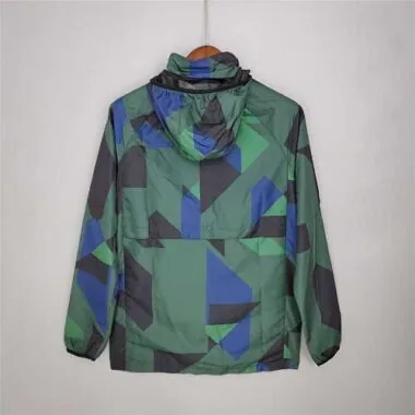 21-22 Tottenham Hotspur Green&Blue Windbreaker