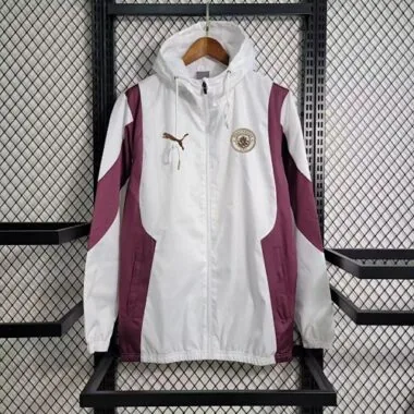Windbreaker Manchester City White S-XXL(1) Cheap Soccer Jerseys