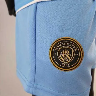 22-23 Manchester City limited edition bluewhite kids kit
