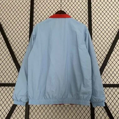 23-24 Manchester City Reversible Windbreaker Red&Blue Double-Sides Jacket Soccer Jersey