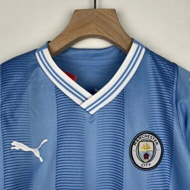 23-24 Kids Manchester City home size 16-28