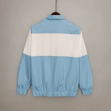 21-22 Manchester City bluewhite windbreaker