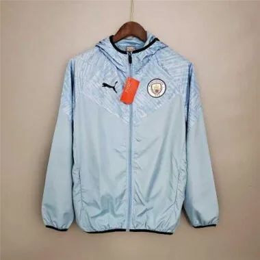 21-22 Manchester City blue windbreaker