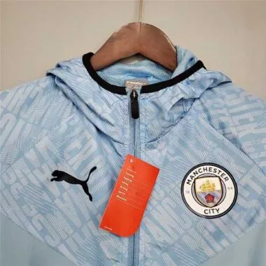 21-22 Manchester City blue windbreaker