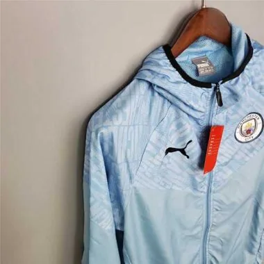 21-22 Manchester City blue windbreaker