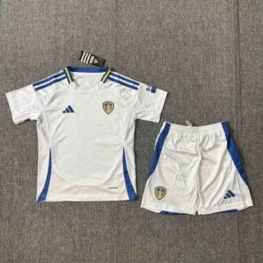 24-25 Leeds United Home Kid Kits Youth Apparels