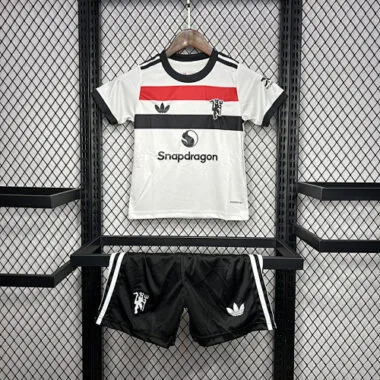 24-25 Manchester United Third Kid Kits Youth Apparels