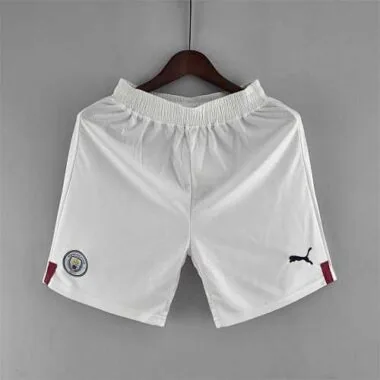 22-23 Manchester City Shorts White