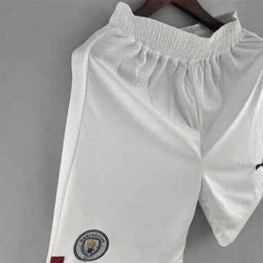 22-23 Manchester City Shorts White
