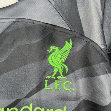 23-24 Kids Liverpool Goalkeeper Black Size16-28 Football Jersey Yupoo