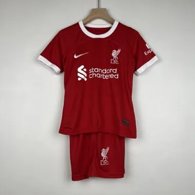 23-24 Kids Liverpool Home Size16-28 Football Jersey Yupoo