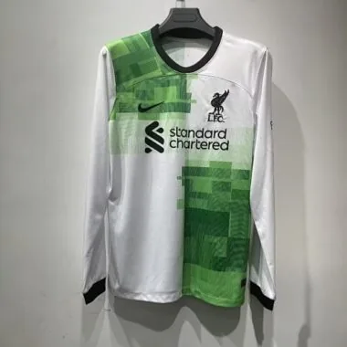 23-24 Liverpool Away Kit Long Sleeve Shirt Cheap Jerseys Yupoo