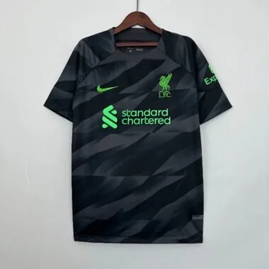 23-24 Liverpool Goalkeeper Soccer Jersey Black