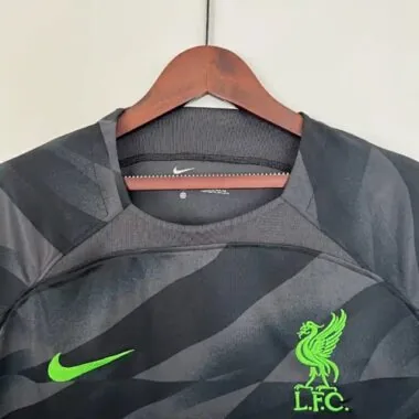 23-24 Liverpool Goalkeeper Soccer Jersey Black