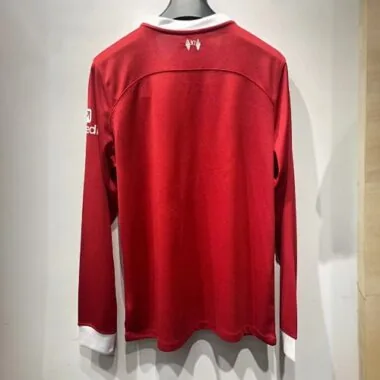 23-24 Liverpool Home Kit Long Sleeve Shirt Soccer Jerseys Yupoo