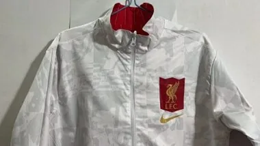 23-24 Liverpool Reversible Windbreaker White&Red Double-Sides Jacket Best Jerseys Yupoo