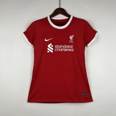 23-24 Women Liverpool Home SizeS-XXL Football Jersey Yupoo