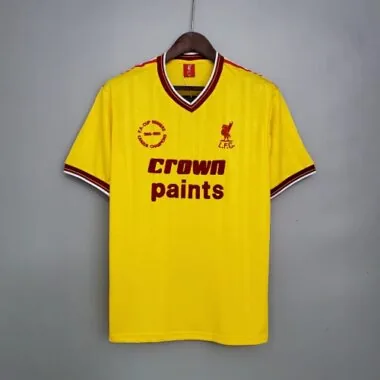 85-86 Retro Liverpool Soccer Jersey Away