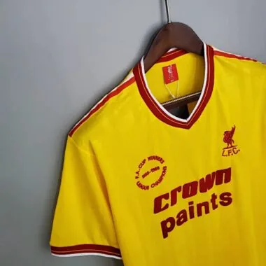 85-86 Retro Liverpool Soccer Jersey Away
