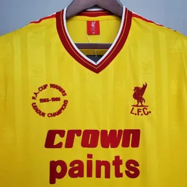 85-86 Retro Liverpool Soccer Jersey Away