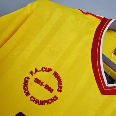 85-86 Retro Liverpool Soccer Jersey Away