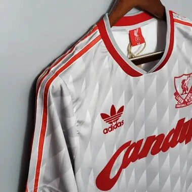 89-91 Retro Liverpool Soccer Jersey Away