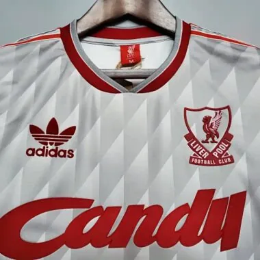 89-91 Retro Liverpool Soccer Jersey Away