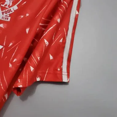 89-91 Retro Liverpool Soccer Jersey Home