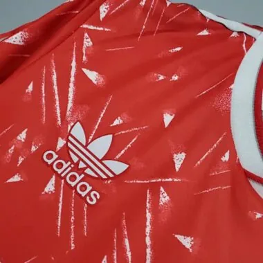 89-91 Retro Liverpool Soccer Jersey Home