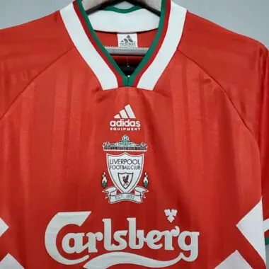 93-95 Retro Liverpool Soccer Jersey Home