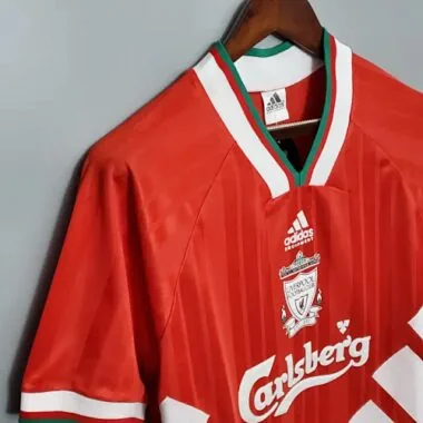 93-95 Retro Liverpool Soccer Jersey Home