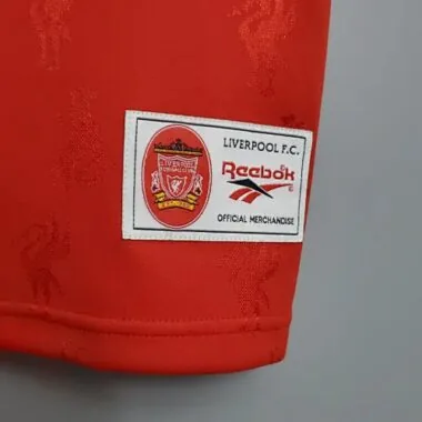 96-97 Retro Liverpool Soccer Jersey Home