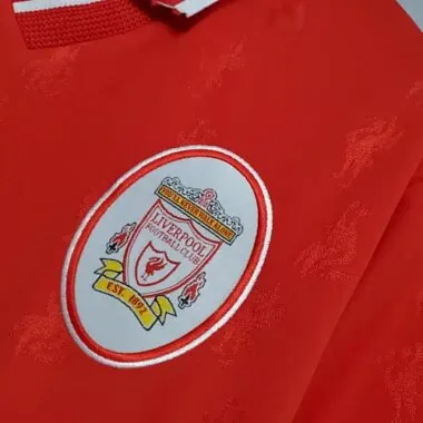 96-97 Retro Liverpool Soccer Jersey Home
