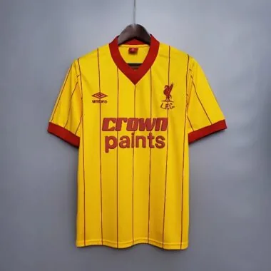 1984 Retro Liverpool Soccer Jersey Away