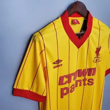 1984 Retro Liverpool Soccer Jersey Away