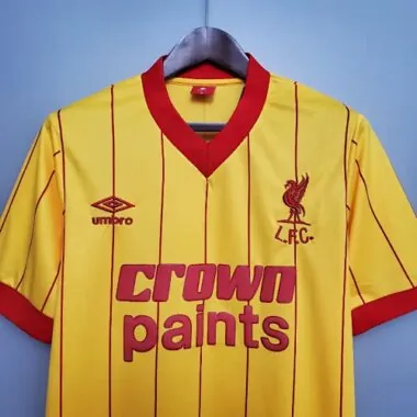 1984 Retro Liverpool Soccer Jersey Away