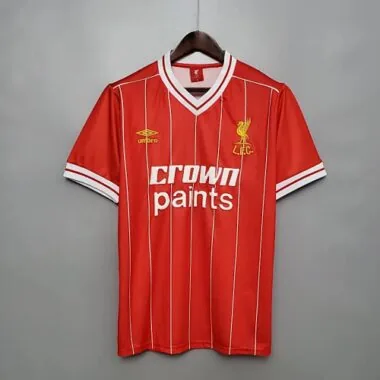 1984 Retro Liverpool Soccer Jersey Home