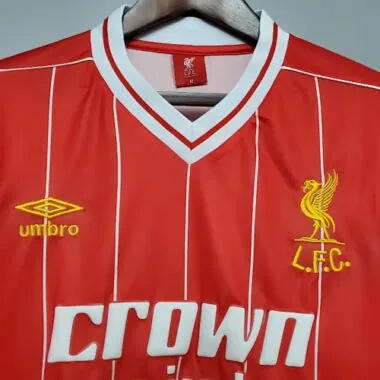 1984 Retro Liverpool Soccer Jersey Home