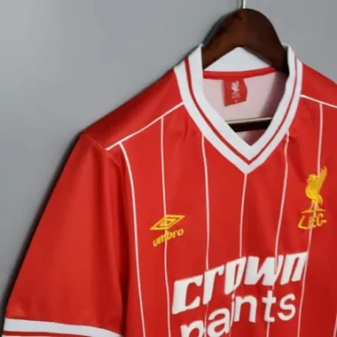 1984 Retro Liverpool Soccer Jersey Home