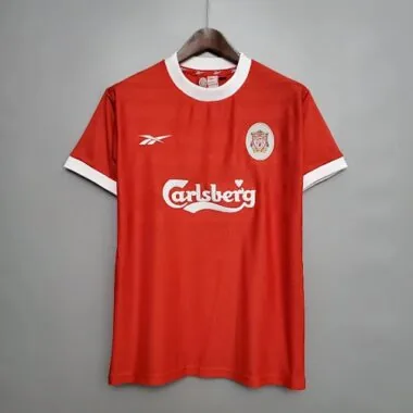 1998 Liverpool Soccer Jersey Home