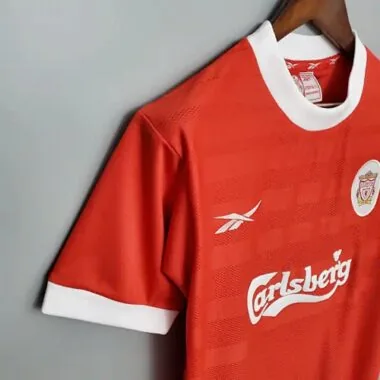 1998 Liverpool Soccer Jersey Home