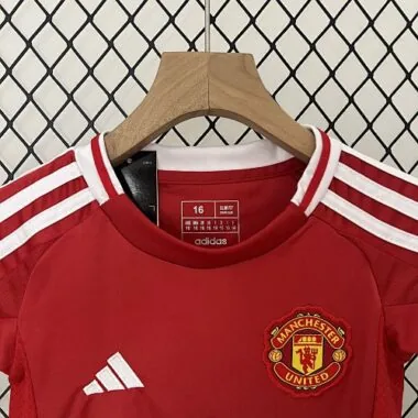 24-25 Manchester United Home Kid Kits Children Apparel