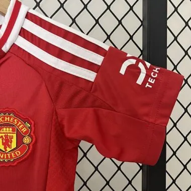 24-25 Manchester United Home Kid Kits Children Apparel