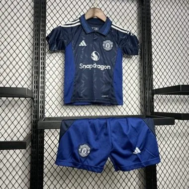 24-25 Manchester United Away Kid Kits Youth Apparels