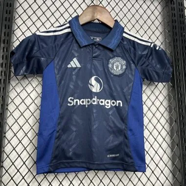 24-25 Manchester United Away Kid Kits Youth Apparels