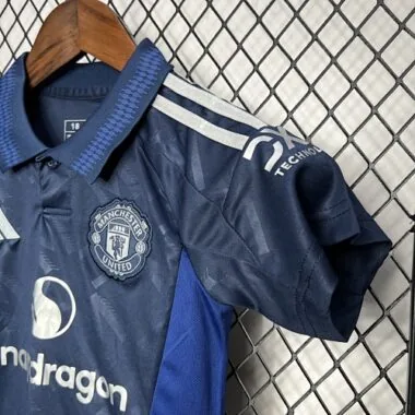 24-25 Manchester United Away Kid Kits Youth Apparels