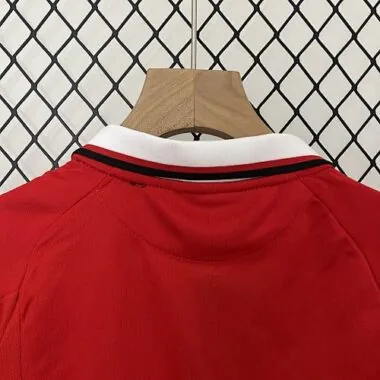 99-00 Manchester United Home Retro Kid Kits Youth Apparels