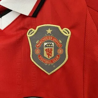 99-00 Manchester United Home Retro Kid Kits Youth Apparels