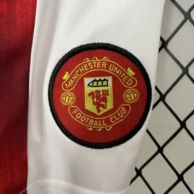 96-97 Manchester United Home Retro Kid Kits Youth Apparels