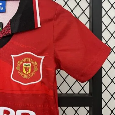 94-96 Manchester United Home Retro Kid Kits Youth Apparels